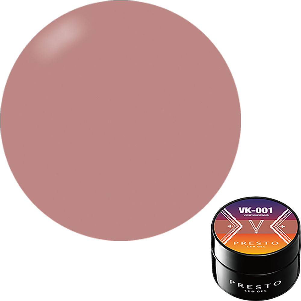 プレスト アンリミテッドカラー VK 2.7g [ ネイル カラージェル 爪 発色 鮮やか 雑貨 ネイリスト ジェルネイル ] prest | ブランド登録なし | 01