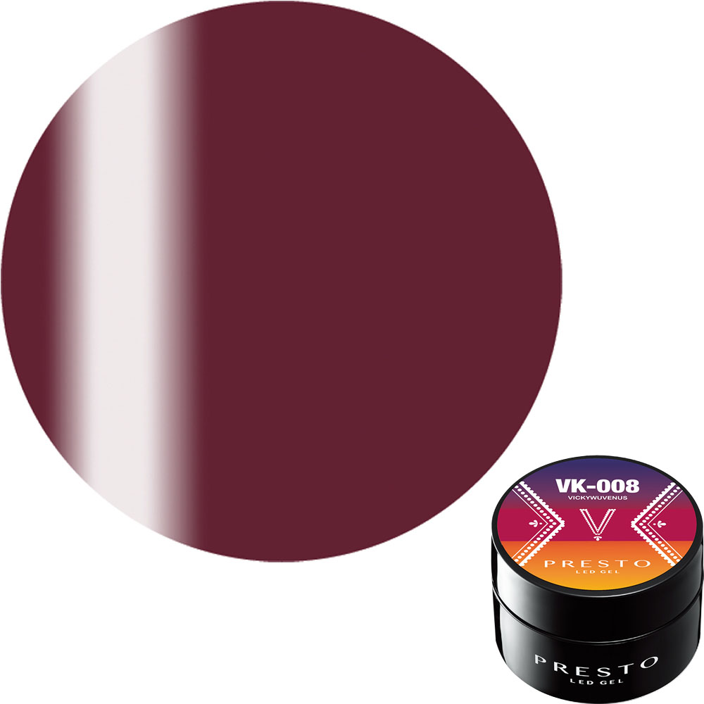 プレスト アンリミテッドカラー VK 2.7g [ ネイル カラージェル 爪 発色 鮮やか 雑貨 ネイリスト ジェルネイル ] prest | ブランド登録なし | 08
