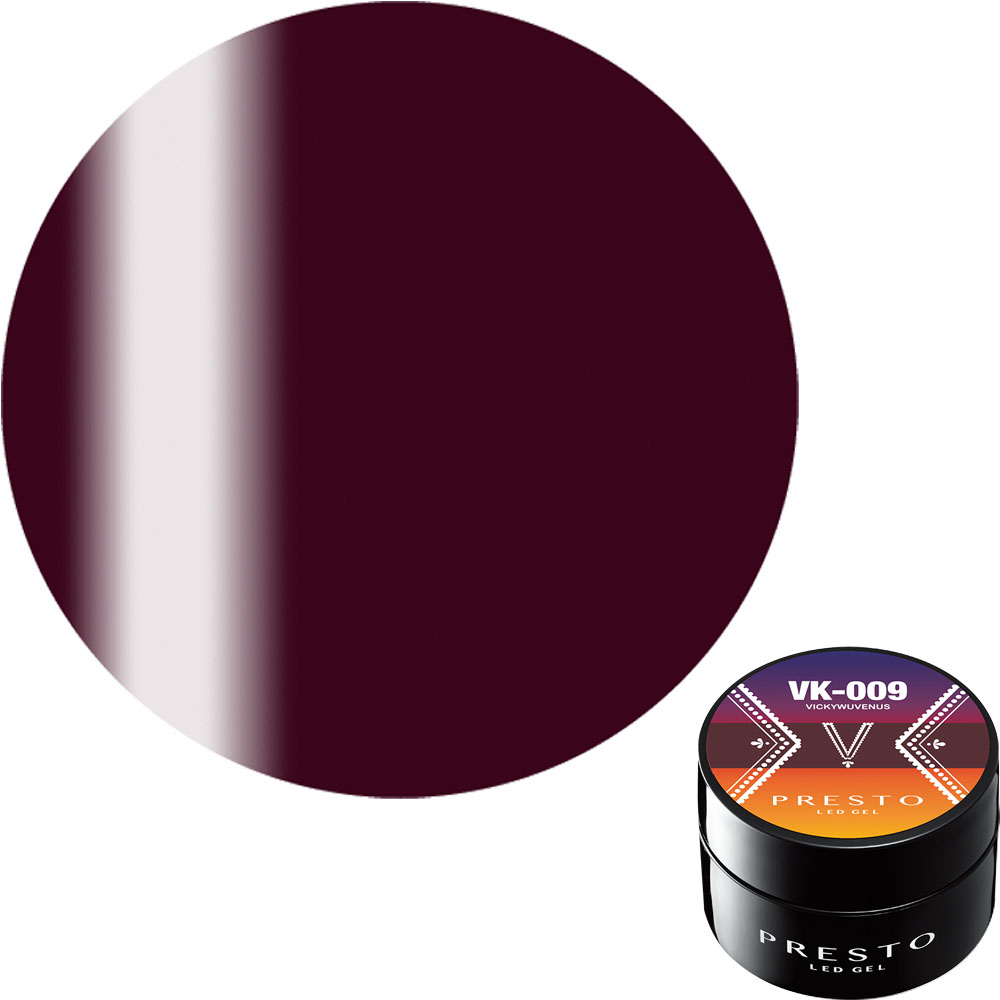 プレスト アンリミテッドカラー VK 2.7g [ ネイル カラージェル 爪 発色 鮮やか 雑貨 ネイリスト ジェルネイル ] prest | ブランド登録なし | 09