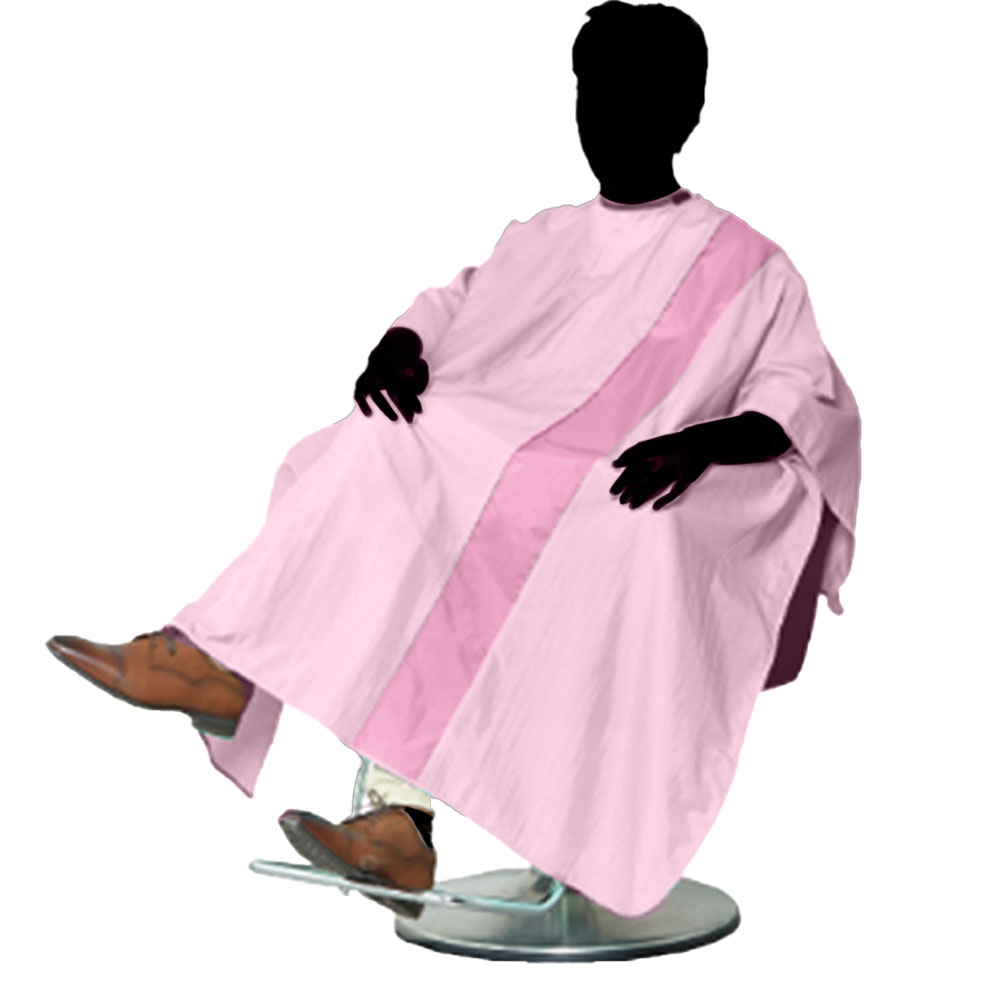 ワコウ シワシワルック ツートン刈布 パステルライン 面ファスナー ヒモ 5508 全10種類・5色 防水加工 ヘアカット クロス 撥水 帯電防止 業務用 美容室 理髪店 | ブランド登録なし | 04