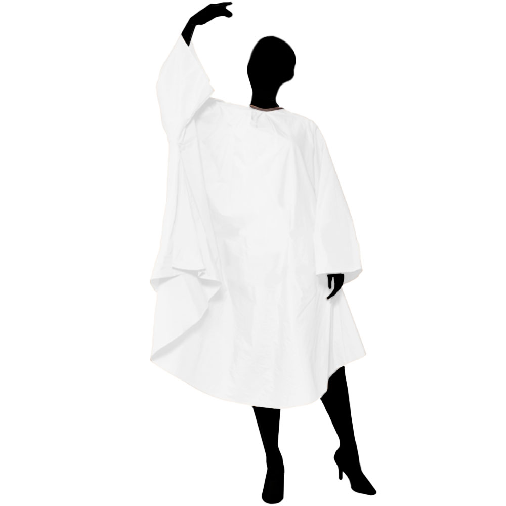 ワコウ シワシワルック カラードレス BIG/斜めマジック 3100B-N 全9色 防水加工 カット クロス シワ加工 業務用 美容室 理髪店 | ブランド登録なし | 01