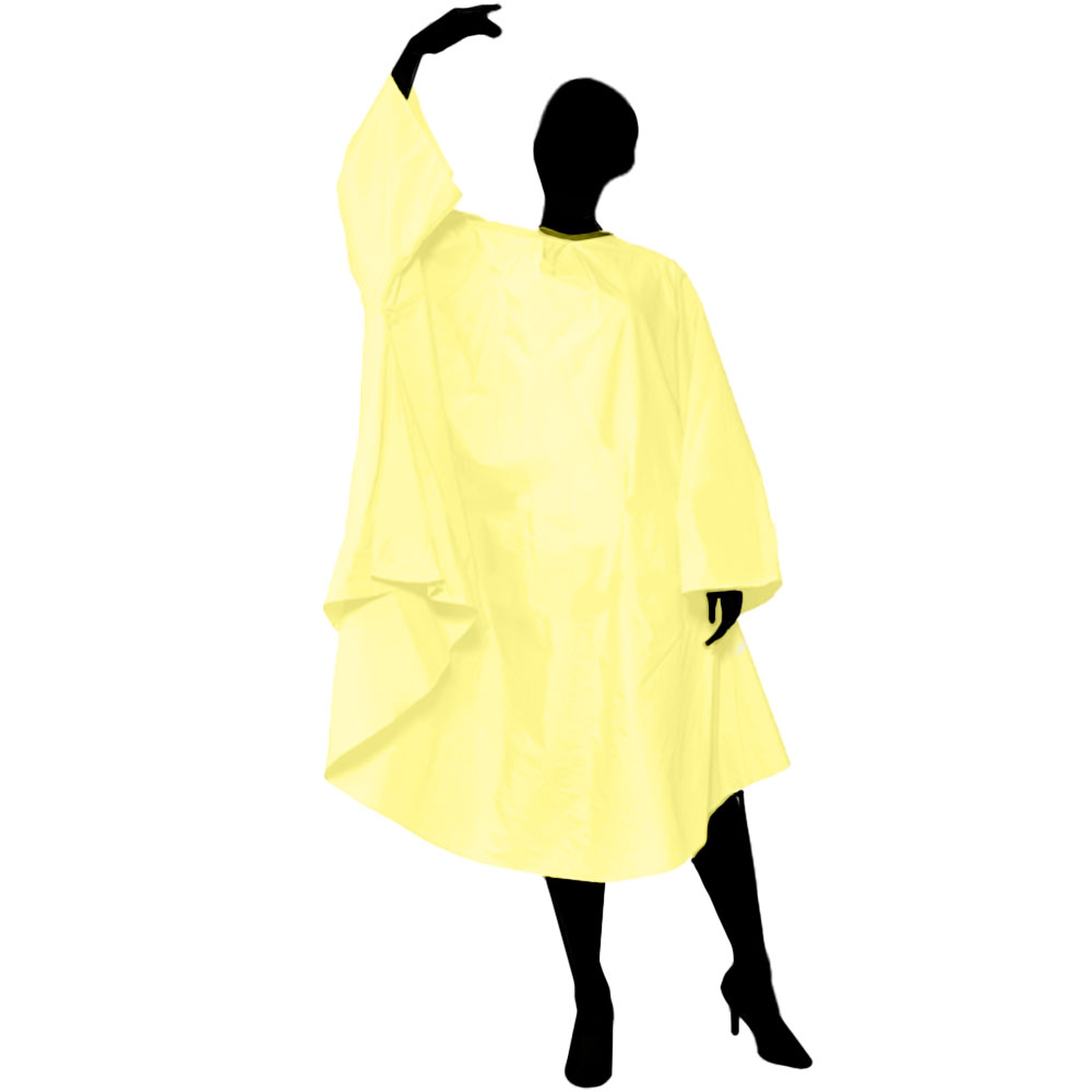 ワコウ シワシワルック カラードレス BIG/斜めマジック 3100B-N 全9色 防水加工 カット クロス シワ加工 業務用 美容室 理髪店 | ブランド登録なし | 02