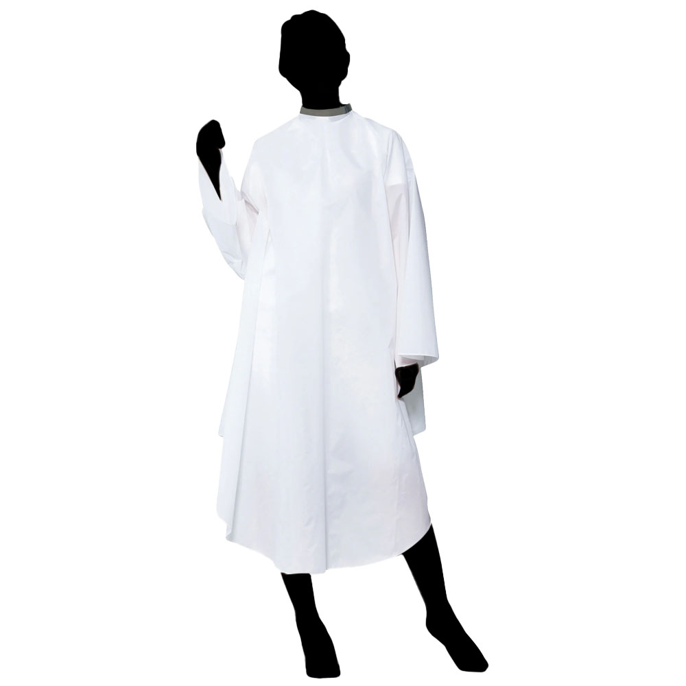 ワコウ 袖付 防水 クロス 3122 全8色 防水加工 カット クロス シャンプー ヘアダイ 業務用 美容室 理髪店 | ブランド登録なし | 01