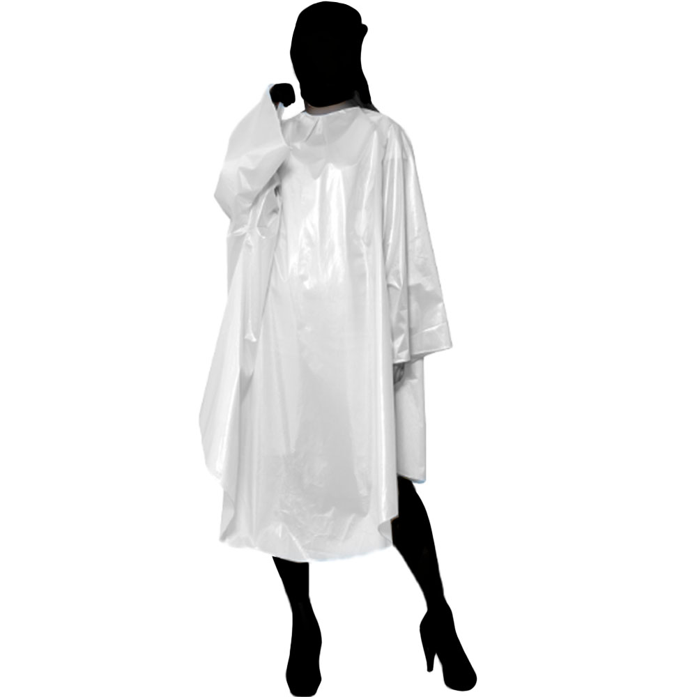 ワコウ グリーンヘアダイドレス 3150 全5色 防水加工 カット クロス シャンプー ヘアダイ ヘアカラー 業務用 美容室 理髪店 | ブランド登録なし | 01