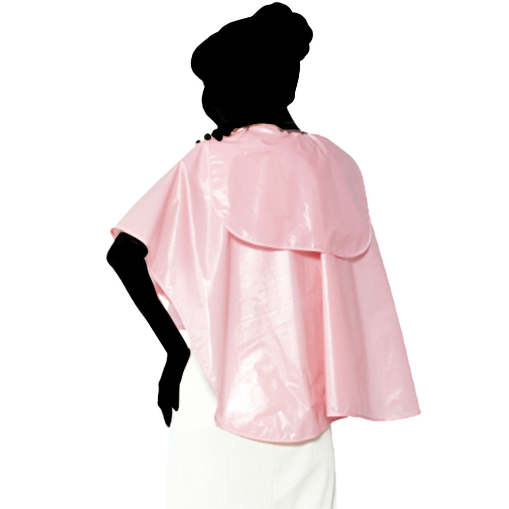 ワコウ ピタットケープドロッパー付 3795W 全4色 防水加工 クロス シャンプー ヘアダイ ヘアカラー 業務用 美容室 理髪店 | ブランド登録なし | 02