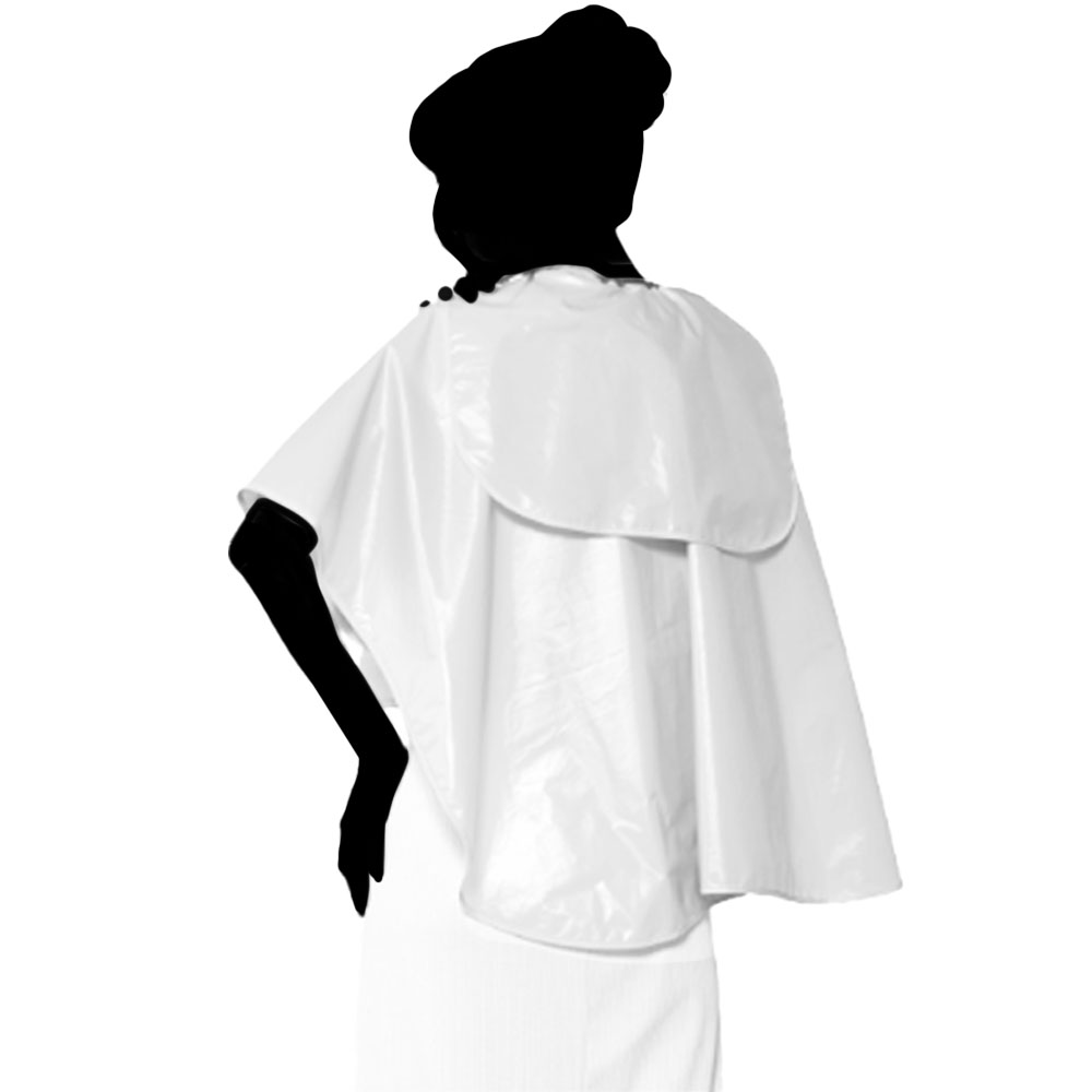 ワコウ ピタットケープドロッパー付 3795W 全4色 防水加工 クロス シャンプー ヘアダイ ヘアカラー 業務用 美容室 理髪店 | ブランド登録なし | 04