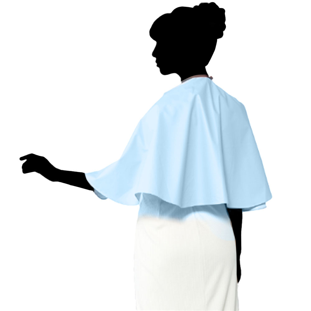 ワコウ ワイドカバーケープ デオドランドタイプ 3792 全5色 防水加工 クロス シャンプー ヘアダイ ヘアカラー 業務用 美容室 理髪店 | ブランド登録なし | 02