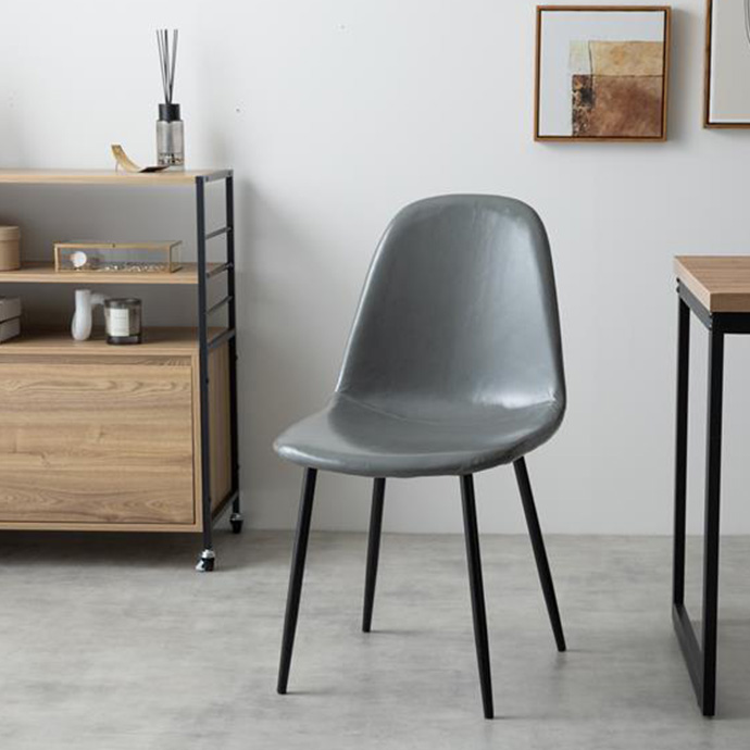 ダイニングチェアー 1脚 北欧 おしゃれ ダイニングチェア レザー PVC