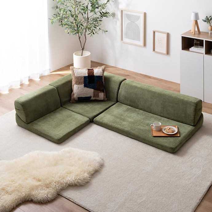 ソファ 3人掛け おしゃれ おすすめ ソファー ロー ローソファ l字