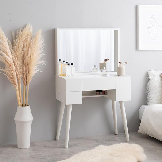 ドレッサーデスク ドレッサー 白 おしゃれ 化粧台 本体 デスク