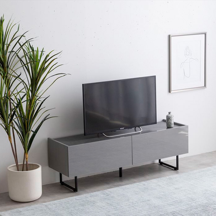 テレビ台 ローボード 120 白 グレー おしゃれ テレビボード 120cm