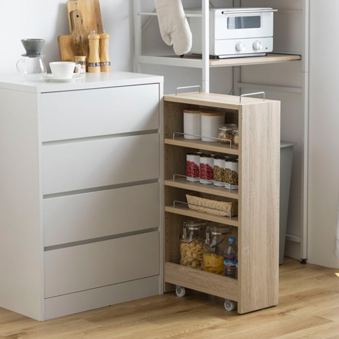 隙間収納 20cm 洗面所 キッチン おしゃれ すきま収納 隙間収納ラック