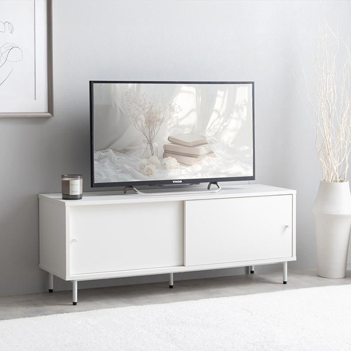テレビ台 ローボード 100 白 ベージュ 韓国 おしゃれ テレビボード