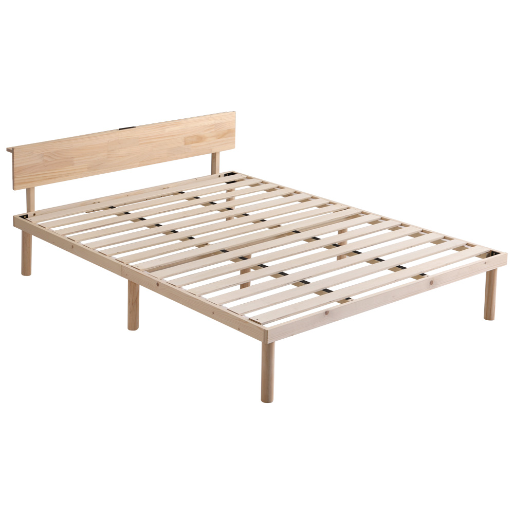 ホームテイスト（HOME taste） ベッドフレーム ダブル すのこ 北欧