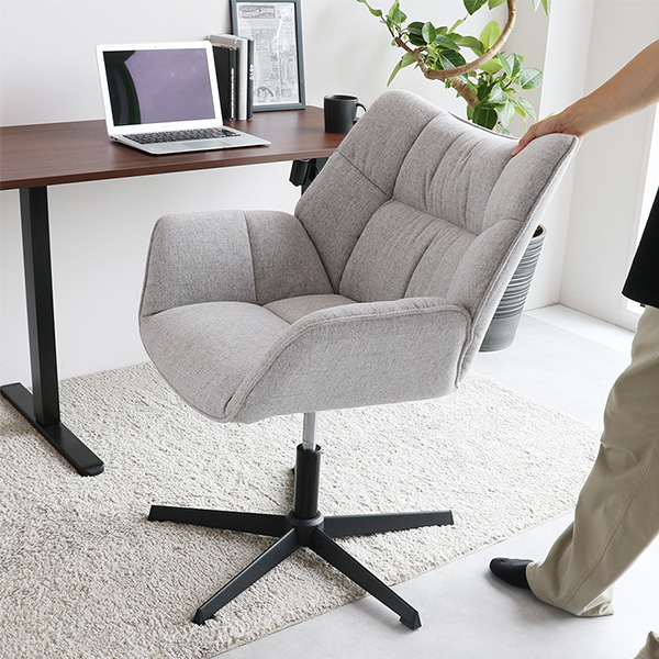 ICHIBA（市場） チェアー チェア 回転 パーソナルチェア ファブリック