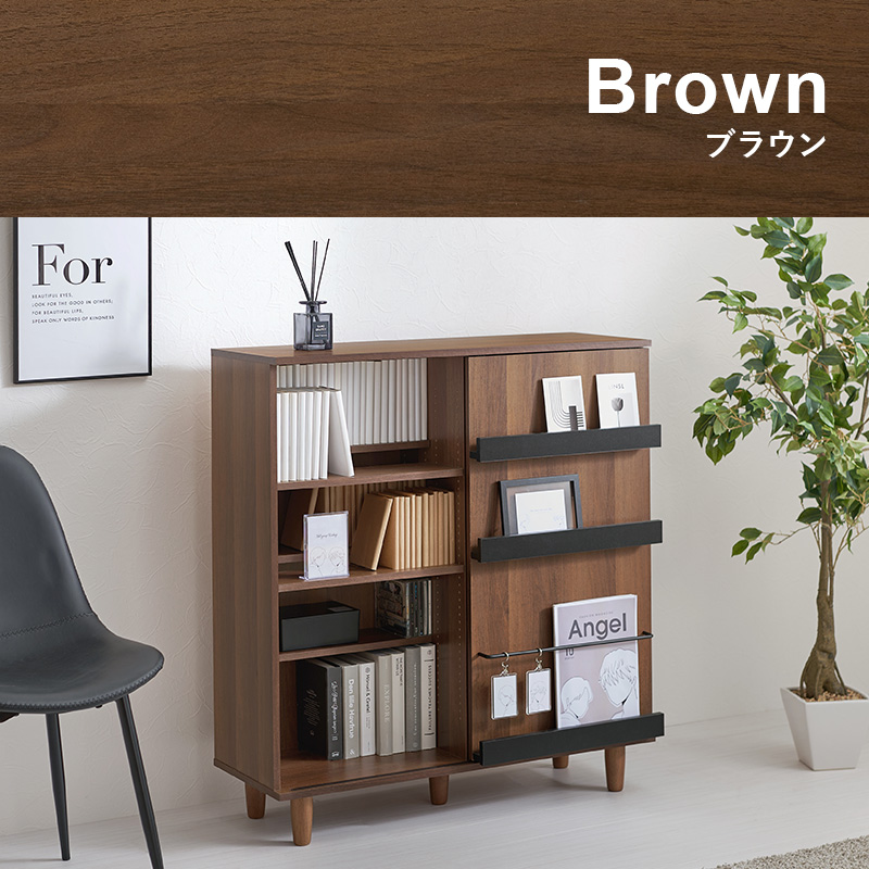 キャビネット 木製 90cm 北欧 おしゃれ サイドボード 収納棚 本棚 扉