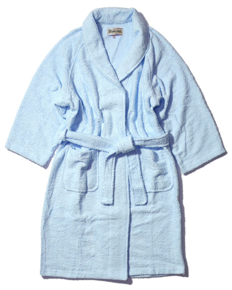 バスローブ タオル地 フリーサイズ 3色 ガウン パジャマ 無地 送料無料 ホワイト ブルー ピンク おしゃれ 安い Br 1000 ネットショップ エスト 通販 Yahoo ショッピング