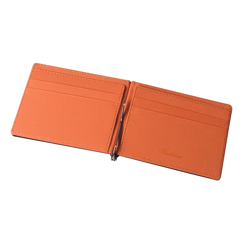 マネークリップ メンズ 財布 二つ折り財布 カードケース 極薄 軽量 