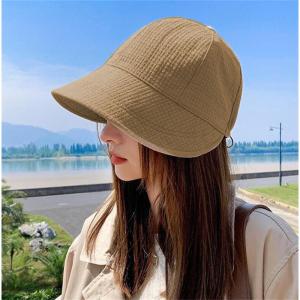 帽子 レディース 大きいサイズ つば広 UVカット ハット 日よけ 折りたたみ 紫外線対策 カジュア...
