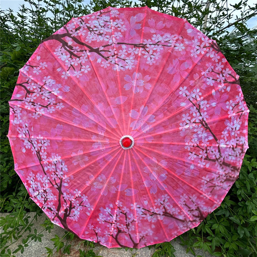 爆買 和傘 紙傘 直径82cm 柄物 舞踊傘 唐傘 和装 飾り傘 長傘 コスプレ