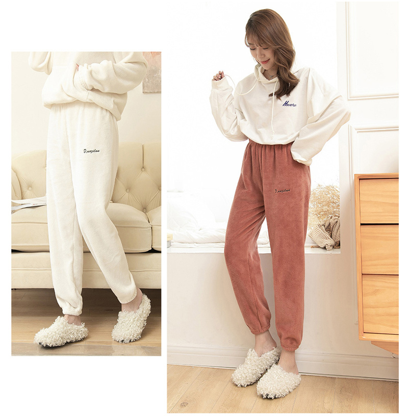 国内最安値! モコモコ ルームウェア レディース パジャマ 部屋着 ボアパンツ 服&ファッション小物