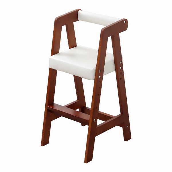 ベビー キッズ家具 ハイタイプキッズチェア キッズ チェア 椅子 3段階高さ調整 天然木 コンパクト 軽量 お手入れ簡単 茶 青 ナチュラル ミント 桃 白 |  | 01