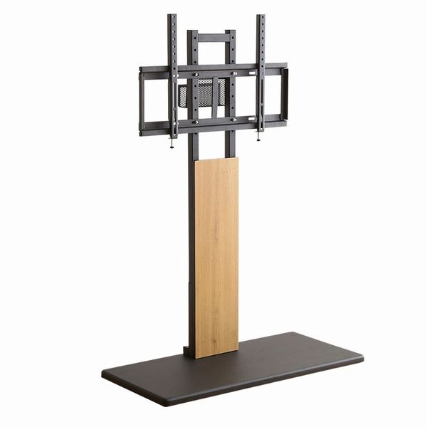 最大100インチ対応 頑丈テレビスタンド 32〜100インチ対応 高さ調整可能 シンプル スリム 省スペース シャビーオーク ウォールナット ホワイト |  | 01