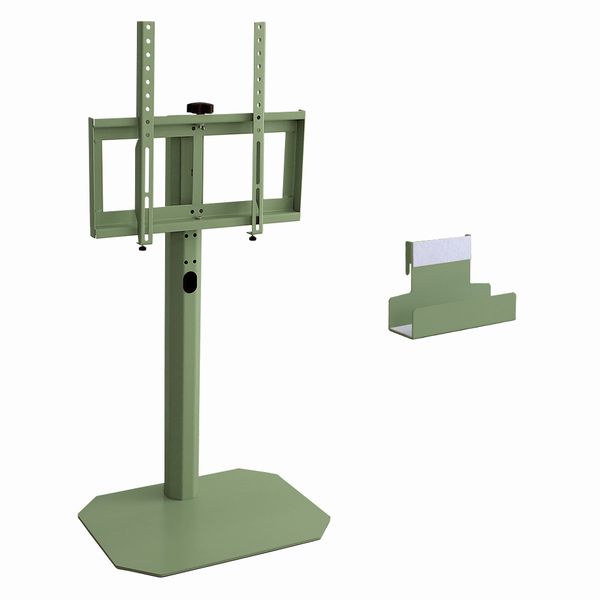 美しいフォルムの八角壁寄せテレビスタンド ロータイプ HDホルダーセット テレビ台 32〜65インチ コーナー対応 スイング 首振り機能 黒 緑 ピンク 白 |  | 02