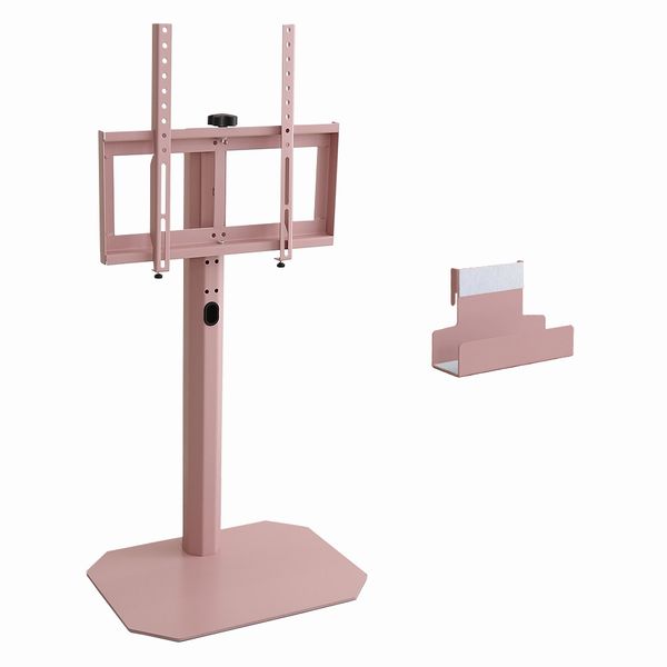 美しいフォルムの八角壁寄せテレビスタンド ロータイプ HDホルダーセット テレビ台 32〜65インチ コーナー対応 スイング 首振り機能 黒 緑 ピンク 白 |  | 03