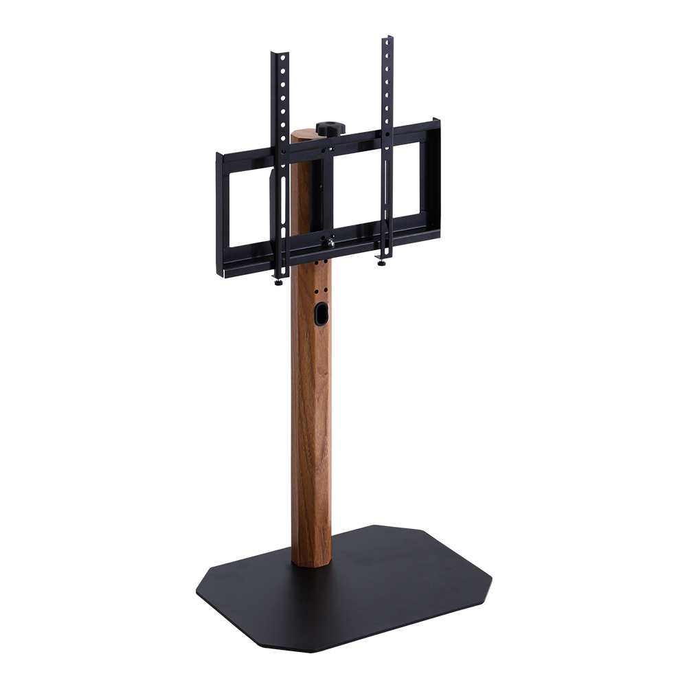 木目が美しい八角壁寄せテレビスタンド ロータイプ 32〜65型対応 コード収納 首振り機能 木目調 シャビーオーク ウォールナット |  | 02