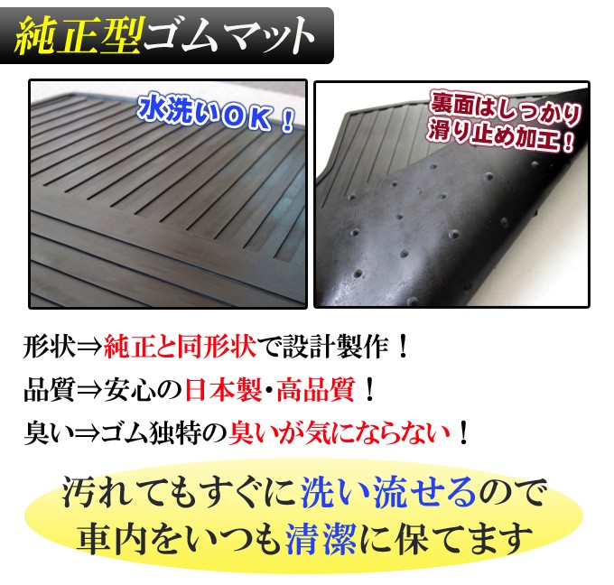 ダイハツ アトレー S700V/S710V/S700W/S710W 令和3年12月〜/日本製ゴムマット・ラバーマット :01-SPA-D5:NET  STAGE - 通販 - Yahoo!ショッピング