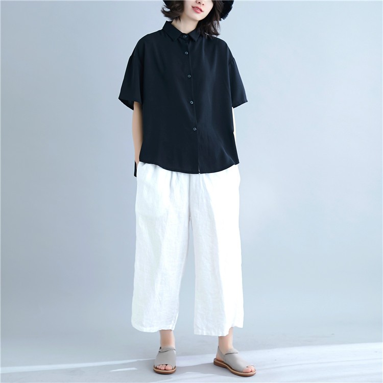 【23区Lサイズ】　抜け感バッチリ♪体型カバー抜群！半袖ブラウス L size ONWARD(大きいサイズ) / エルサイズオンワード