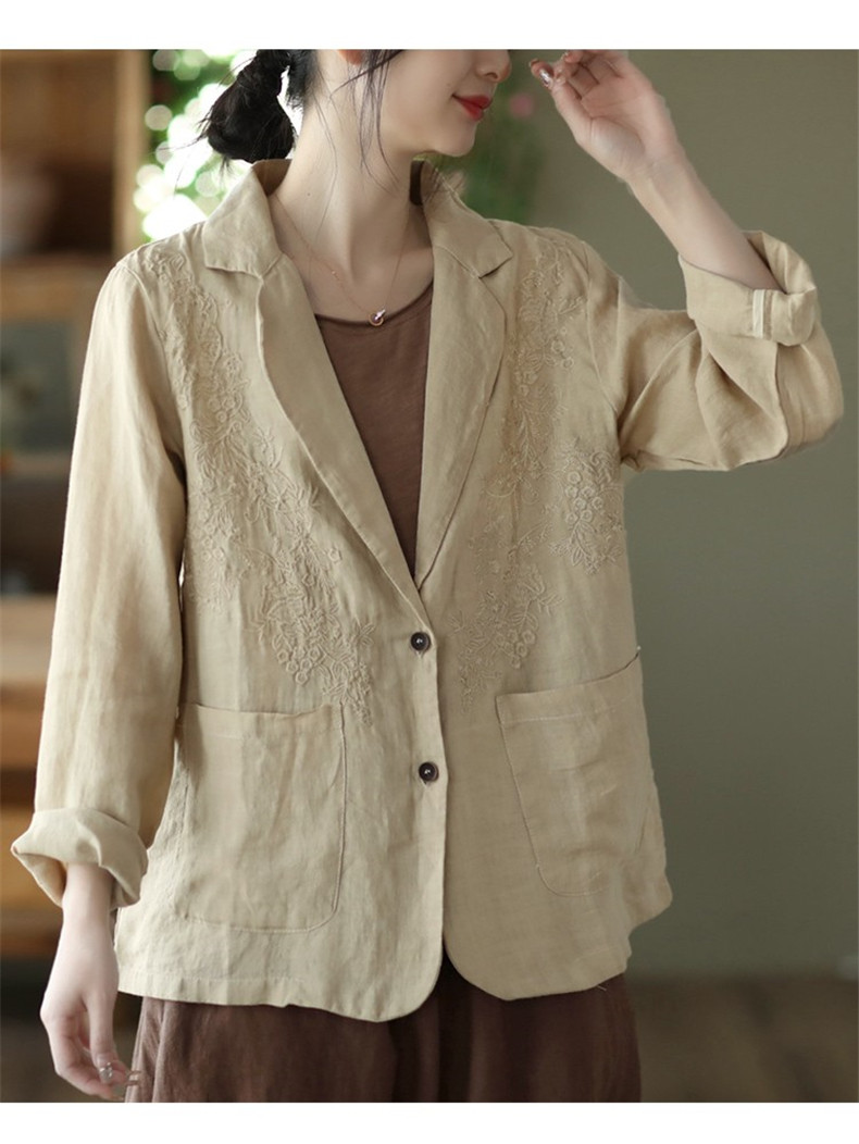 EMMA CLOTHES シャツ TRストレッチ ビッグステッチ L/Sオーバー