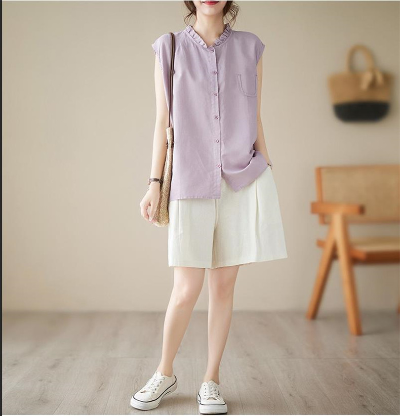 オレンジ 花柄 ノースリーブ Vネックシャツ　Lサイズ CAbi オレンジ花柄ノースリーブチュニック S - メルカリ