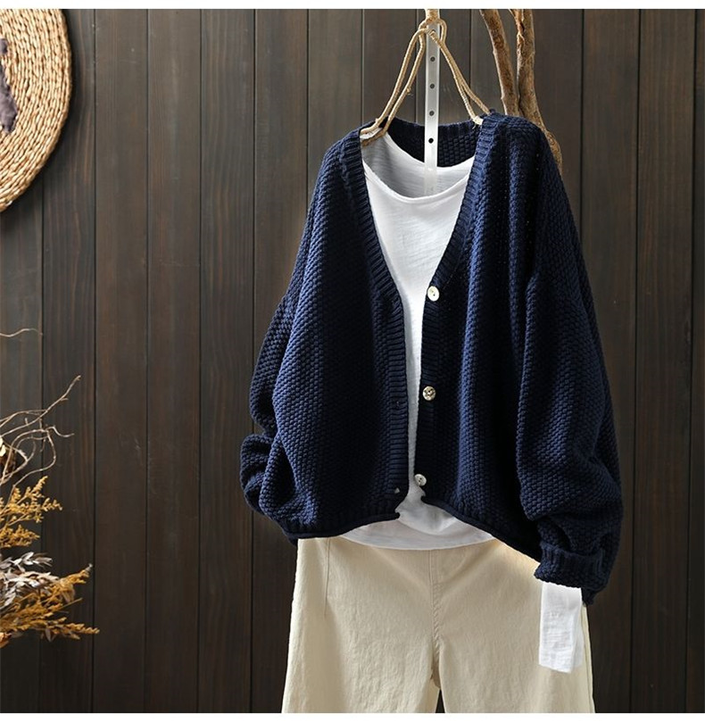 カーディガン レディース ニット Vネック きれいめ 今っぽい 落ち着い