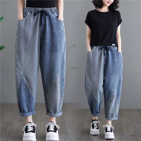 ⭐️新品未使用⭐️Fleur カラーブロックデニムパンツ フラワー刺しゅうデニムパンツ（その他） | Lovetoxic LTXC