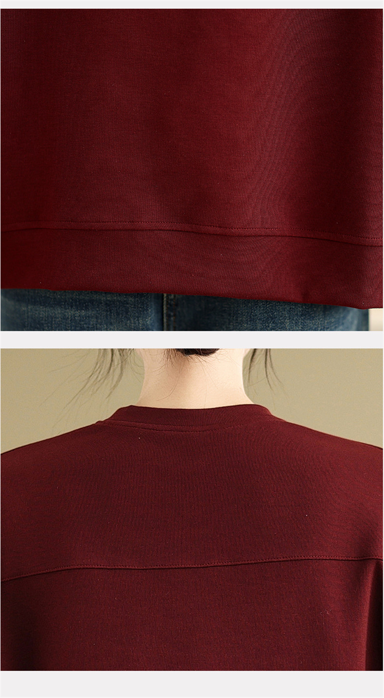 オーバー刺繍ロゴスウェット／over embroidery logo sweat