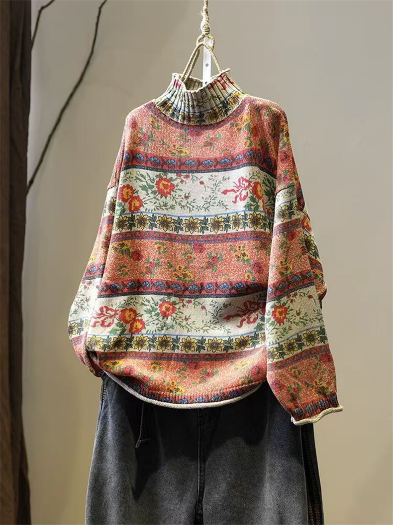 ニット レディース トップス 小顔効果◎ タートルネック セーター