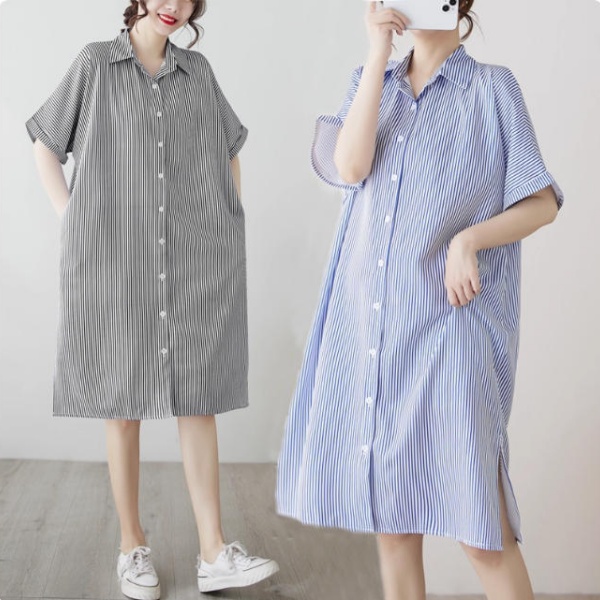 シャツワンピース ナチュラル ロングシャツ レディース ふんわり大人