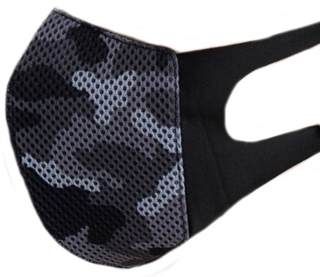 マスク スポーツ メッシュ 洗える 快適立体設計 バルザーリ BARMAZERO オールメッシュマスク2枚組（プレミアム・迷彩ブラック）｜new-lifee-shop｜02