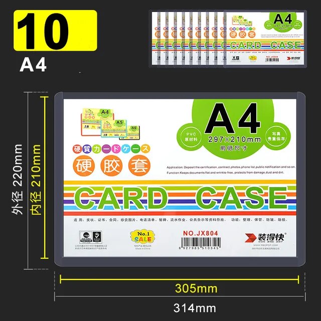 B8ポストカードアルバム,小さなハードカード,カバー,PVCファイル用,a6