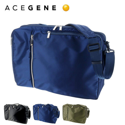 最大P+16% エースジーン ACEGENE 3wayビジネスバッグ ショルダーバッグ リュックサック ビジネスリュック バックパック  GADGETABLE カジェタブル 55535