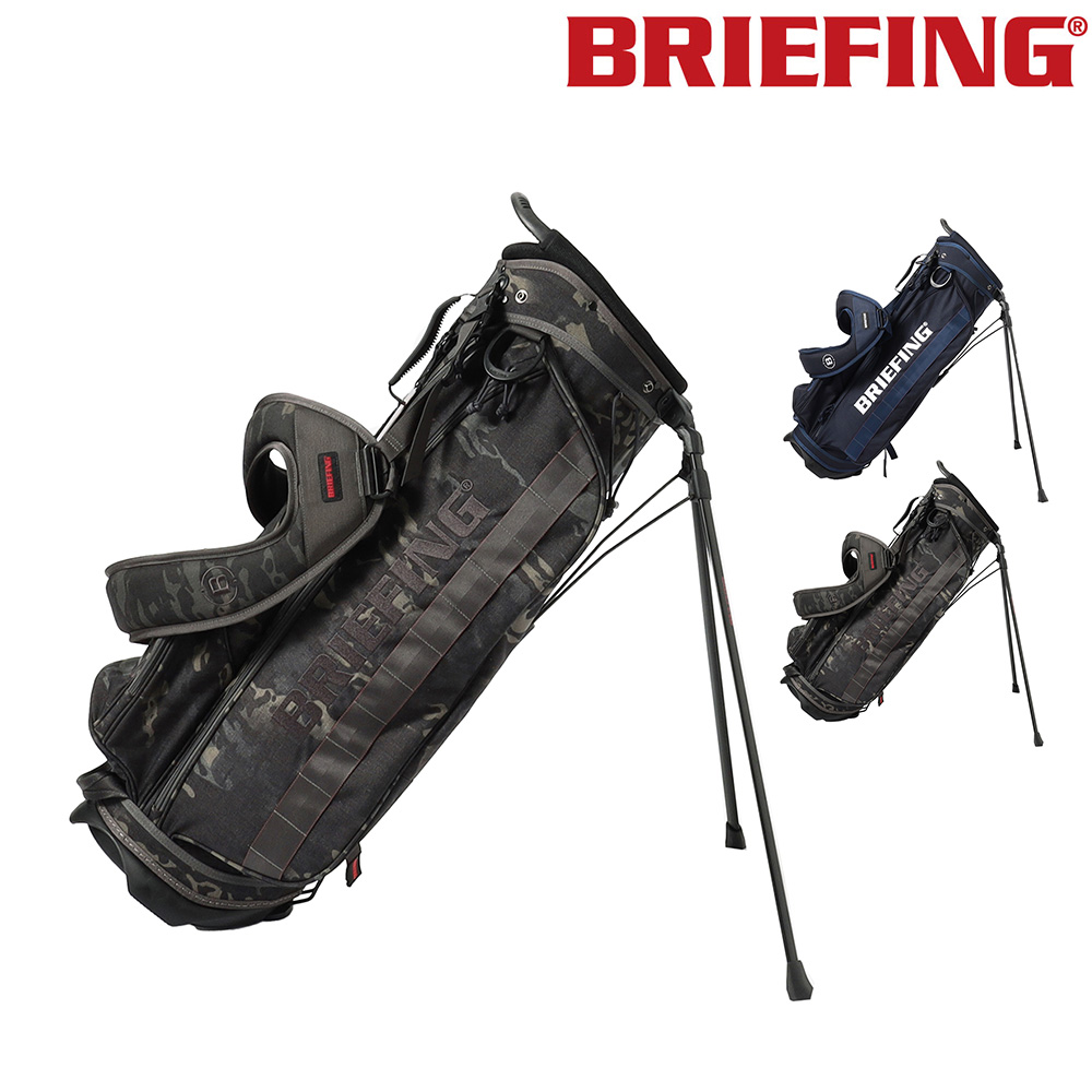 BRIEFING キャディバッグ（色：ネイビー系）｜ゴルフ用バッグ