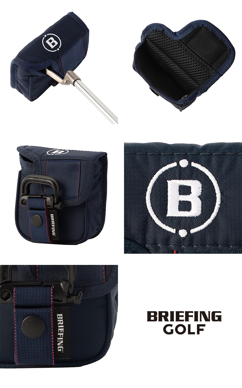 BRIEFING（ブリーフィング） ゴルフ ヘッドカバー パター用 マレット