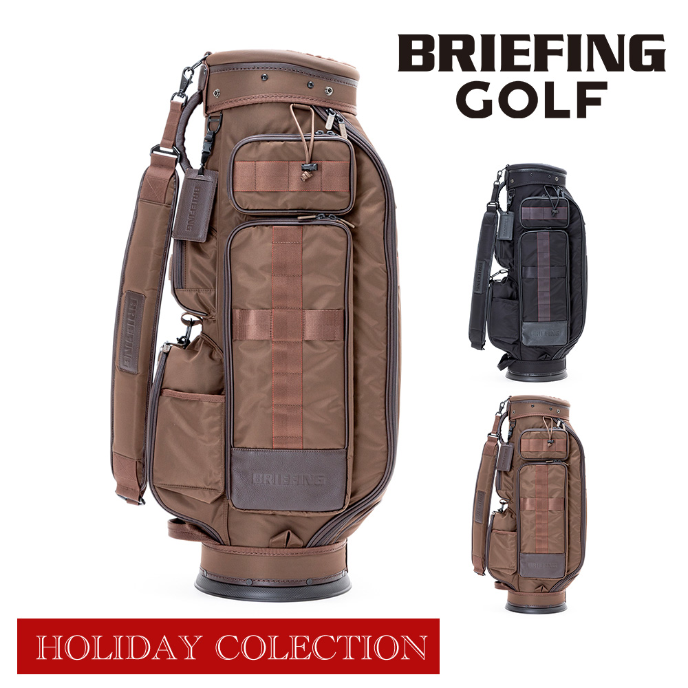 ブリーフィング ゴルフ CR-6 キャディバッグ BRG253D41 ブラウン BRIEFING（ブリーフィング） 最大P+16% ゴルフ キャディバッグ CR-6