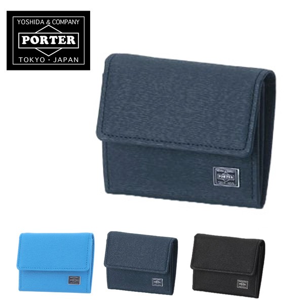 【美品】PORTER ポーター CURRENT　ケース　ネイビー 箱付き CURRENT（PORTER） ポーター カレント コインケース 052-02205 メンズ