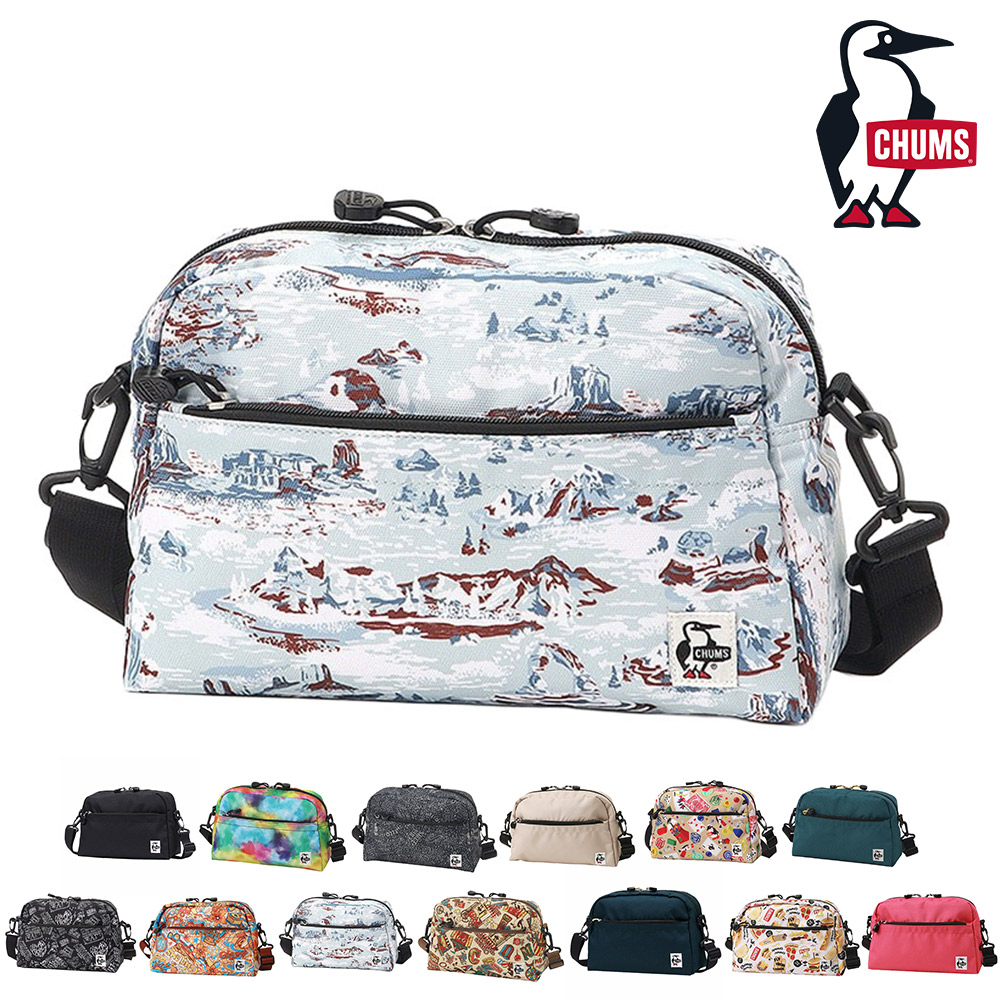 CHUMS（チャムス） ショルダーバッグ リサイクル スモールトラペゾイド