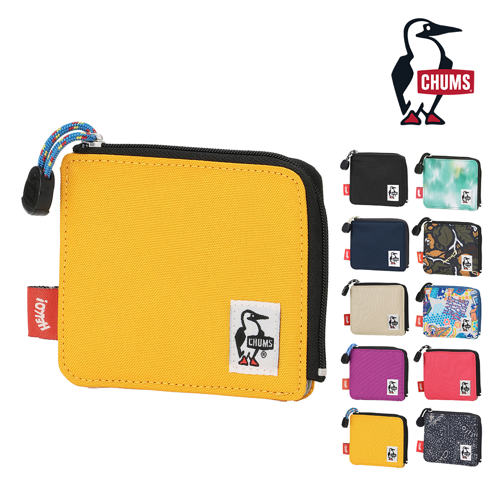 CHUMS（チャムス） 最大36％ ミニ財布 L字ファスナー リサイクルエル