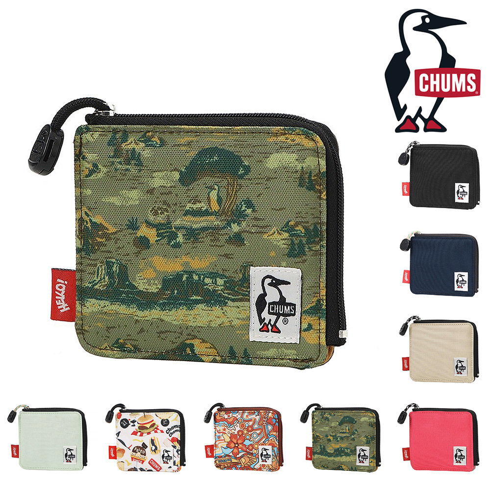 CHUMS チャムス 財布 ミニ財布 コンパクト スクエア型