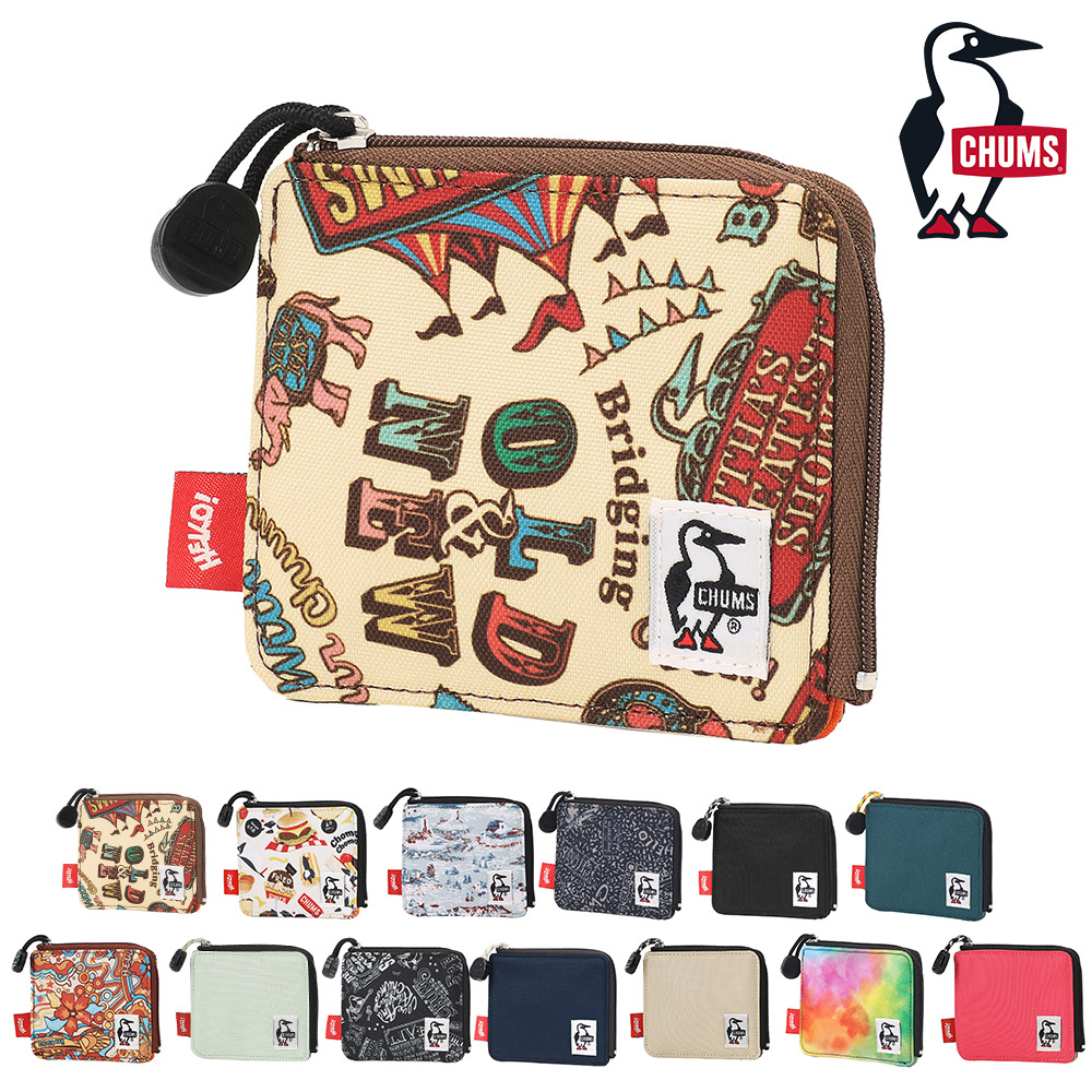 CHUMS（チャムス） 最大P+16% 財布 ミニ財布 コンパクト スクエア型